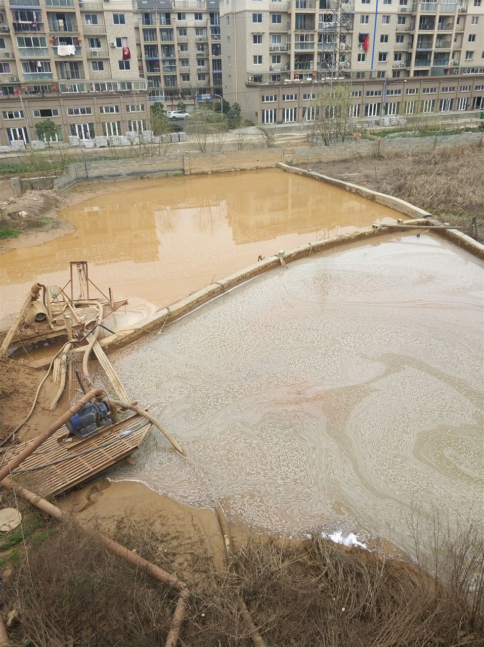 马湾镇沉淀池淤泥清理-厂区废水池淤泥清淤